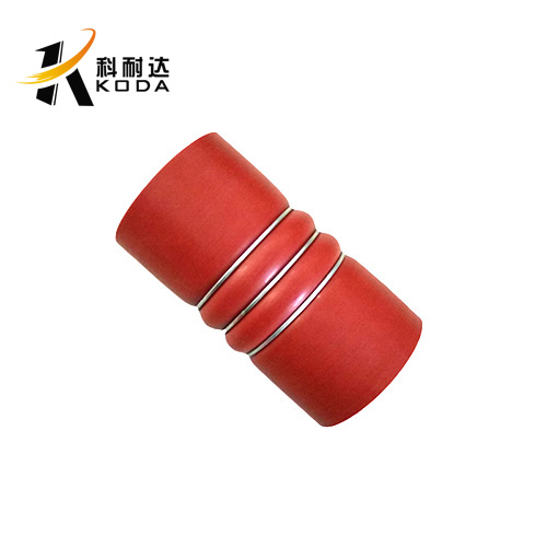 OEM NO.2021890 Silicone Bellow Hose With 3 Ring For IVECO Truck Parts