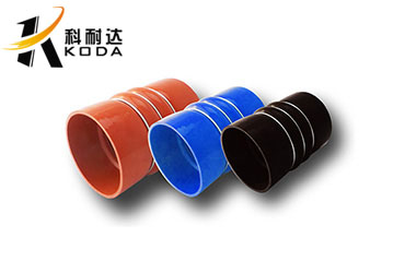 Straight 3 Rings Bellow Silicone Hose