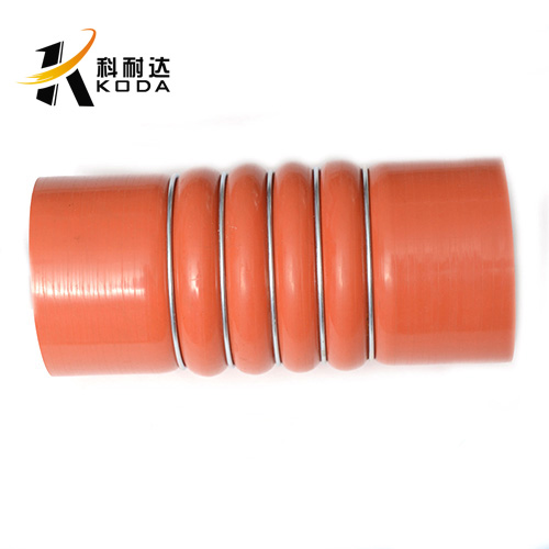 Straight 5 Rings Bellow Silicone Hose