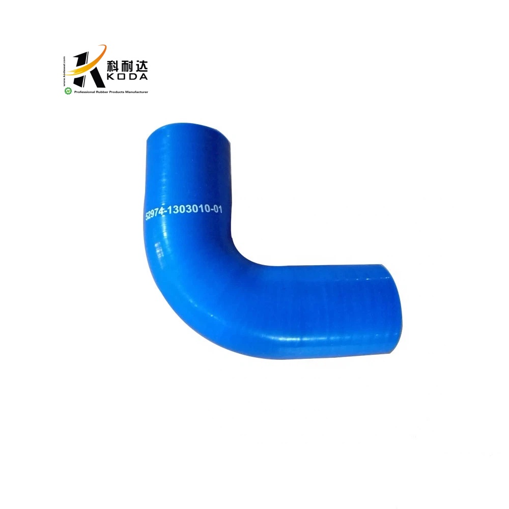 TRUCK SILICONE HOSE KAMAZ 52974-1303010-01 90 Degree Elbow Hose For НЕФАЗ NEFAZ 52974130301001